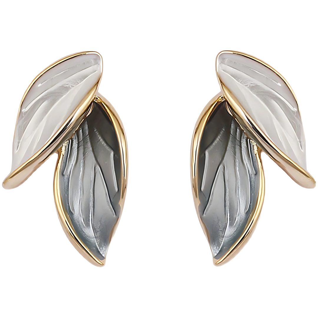 ELEGANT LEAF VEIN EARRING