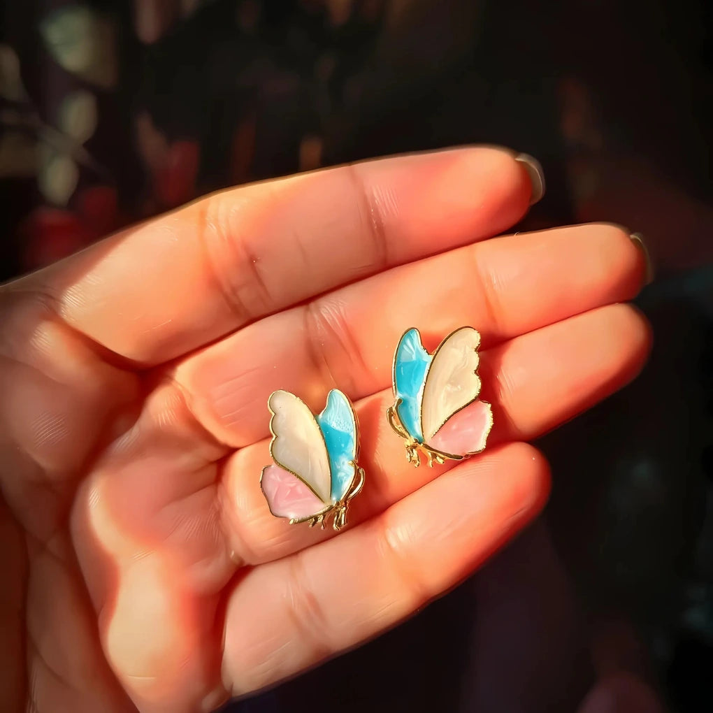 PASTEL BUTTERFLY EARRING